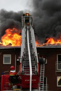 Brandschade in woning